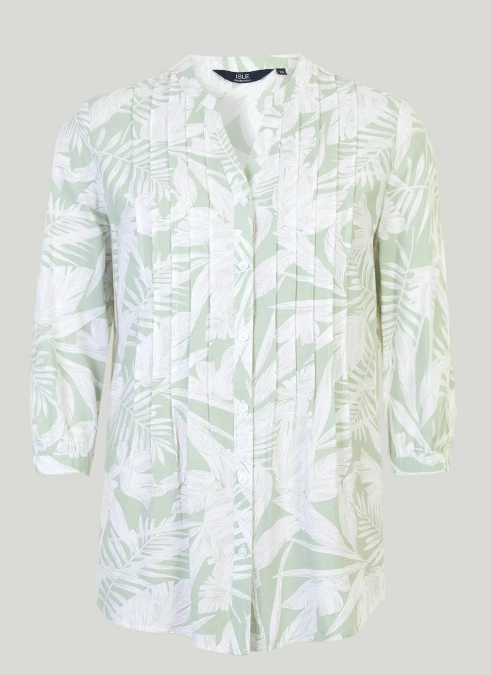 Ivory Floral Print Blouse